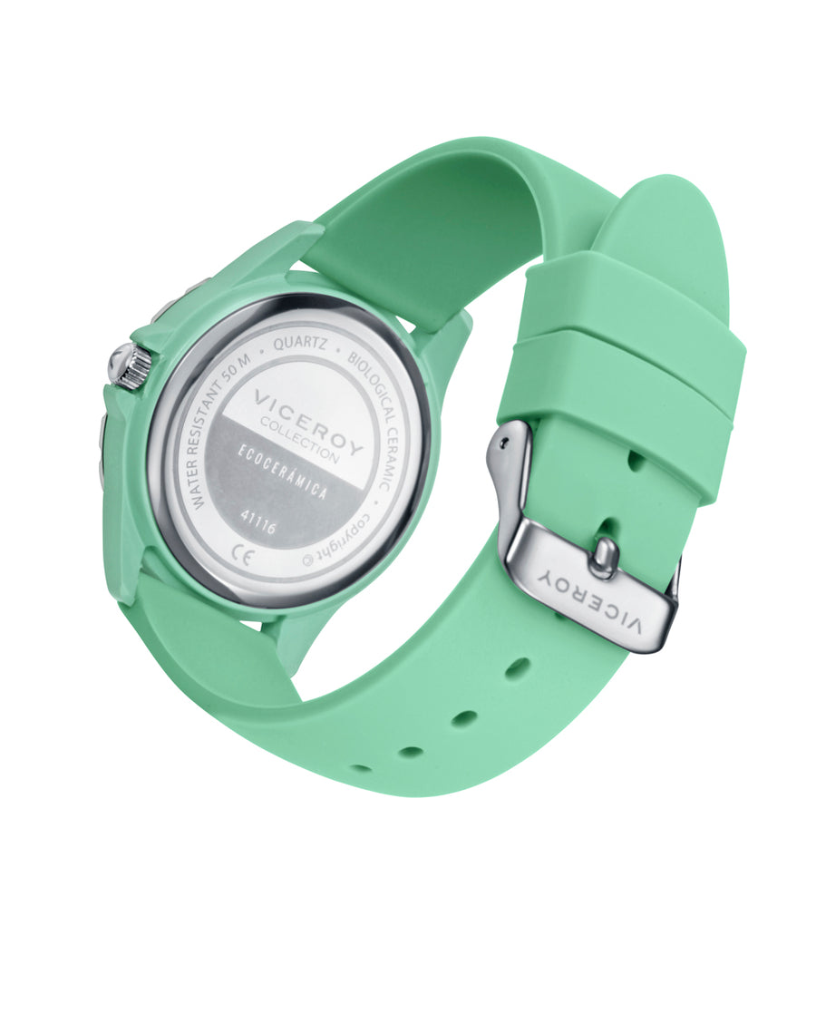 Biological Ceramic Watch Turquoise Strap Woman