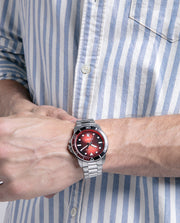 Reloj Acero Brazalete Sr Va