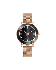 Reloj Acero Ip Rosa Brazalete Sra Va
