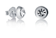 Pendientes Plata Y Cristal Sra Jewels Expositor
