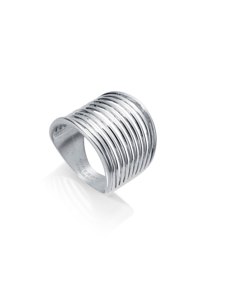 Steel Ring Multi Hoops Lady Fshn