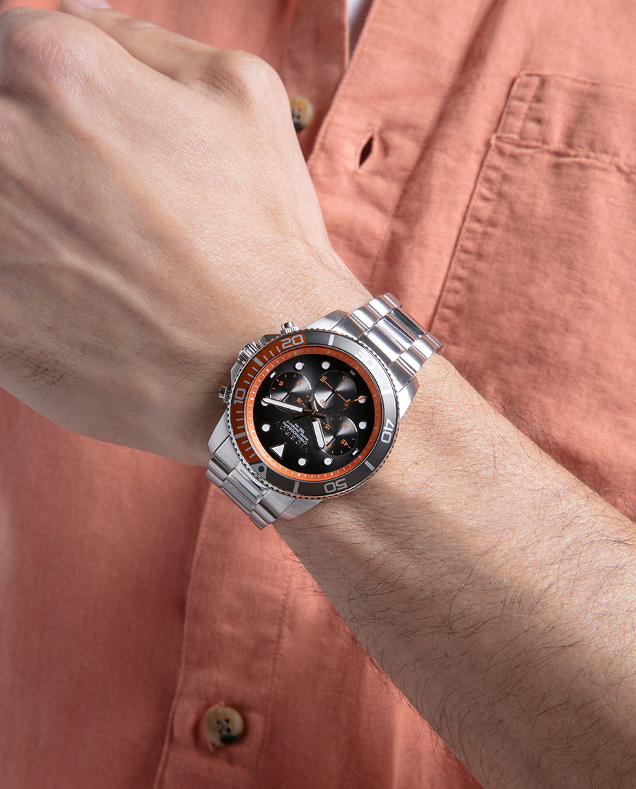 Crono Acero Brazalete Sr Va