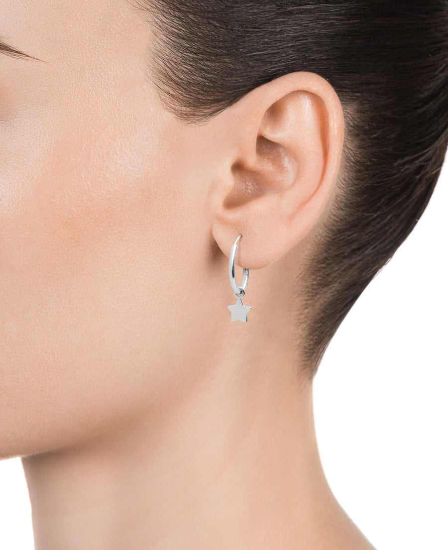 Criollas Plata Charms Luna Estrella Sra Jwls
