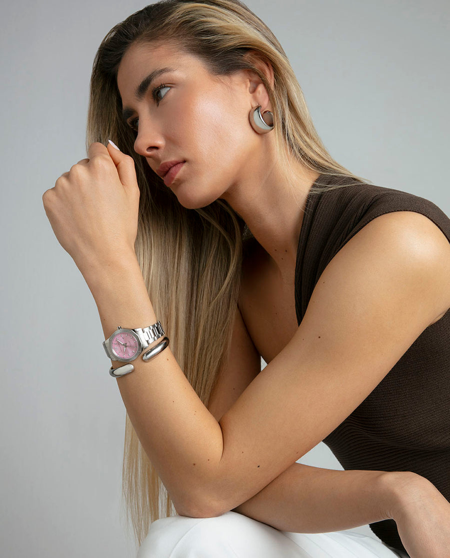 Stainless Steel Watch Bracelet Woman Va