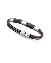 Puls Acero Y Piel Negra Y Marrón Cord Sr Fn