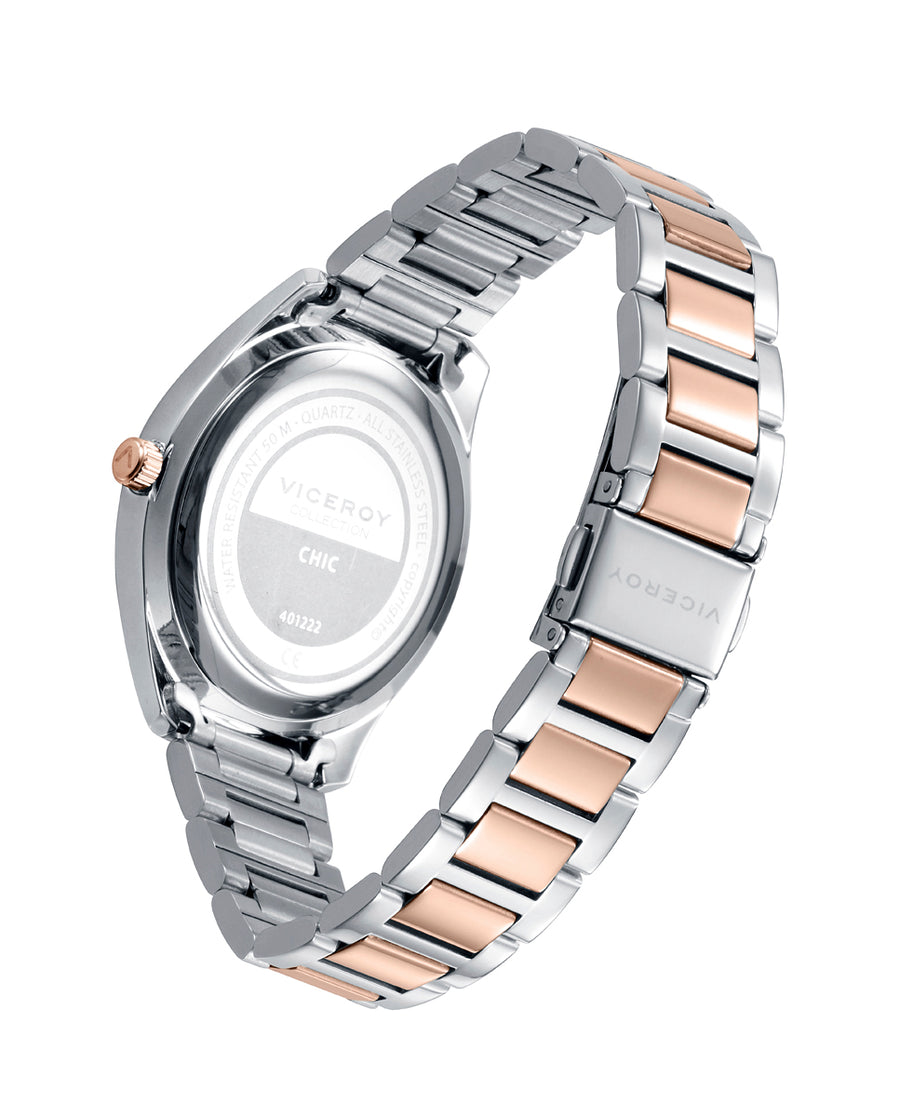 Bracelet Montre Acier Ip Rose Mrs. Va