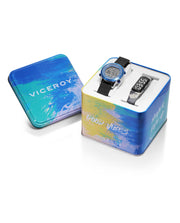 Pack Reloj Digital Acero Ip Azul Correa Niño Va