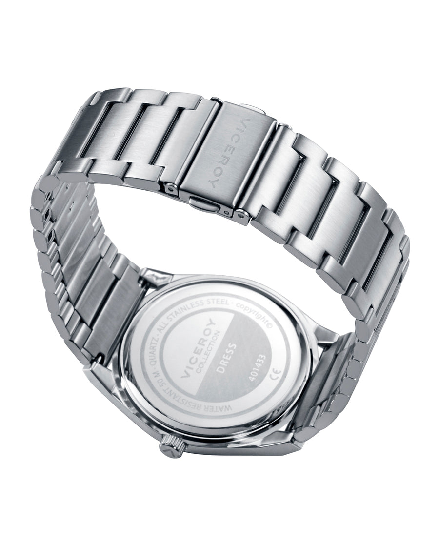 Reloj Acero Brazalete Sr Va