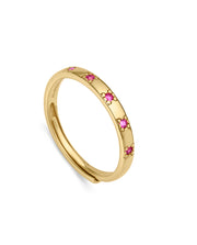 Anillo Plata De Ley Baño Oro Circ Sra Jewels