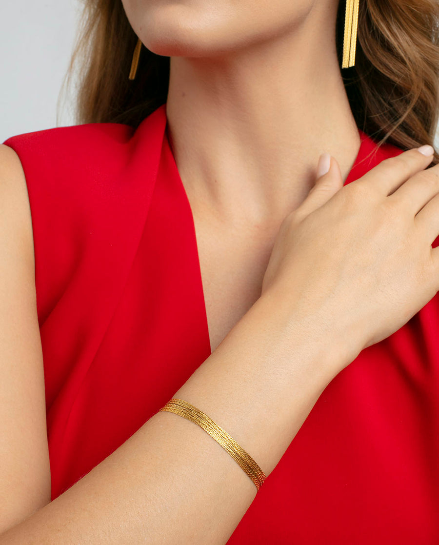 Puls Acero Ip Dorado Cadenas Sra Fashion