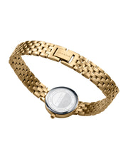 Reloj Acero Ip Dorado Brazalete Sra Va
