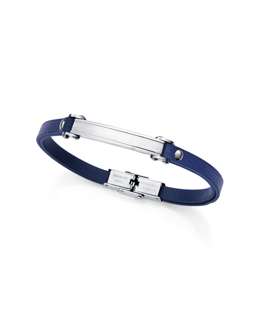 Puls Acero Y Piel Azul Sr Fashion