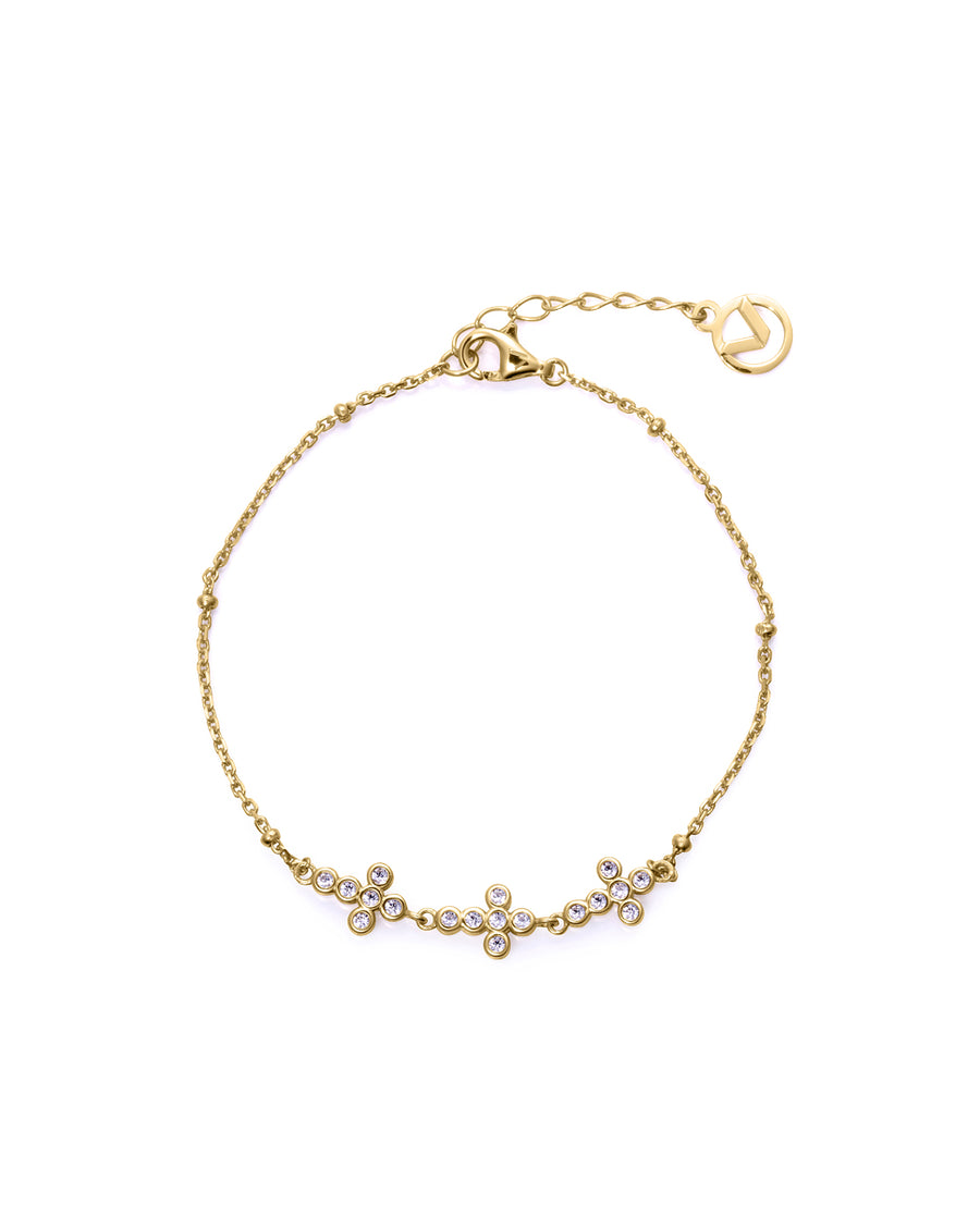 Puls Plata De Ley Baño Oro Circ Niña Jewels