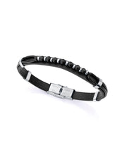 Puls Acero Y Piel Negra Sr Fashion
