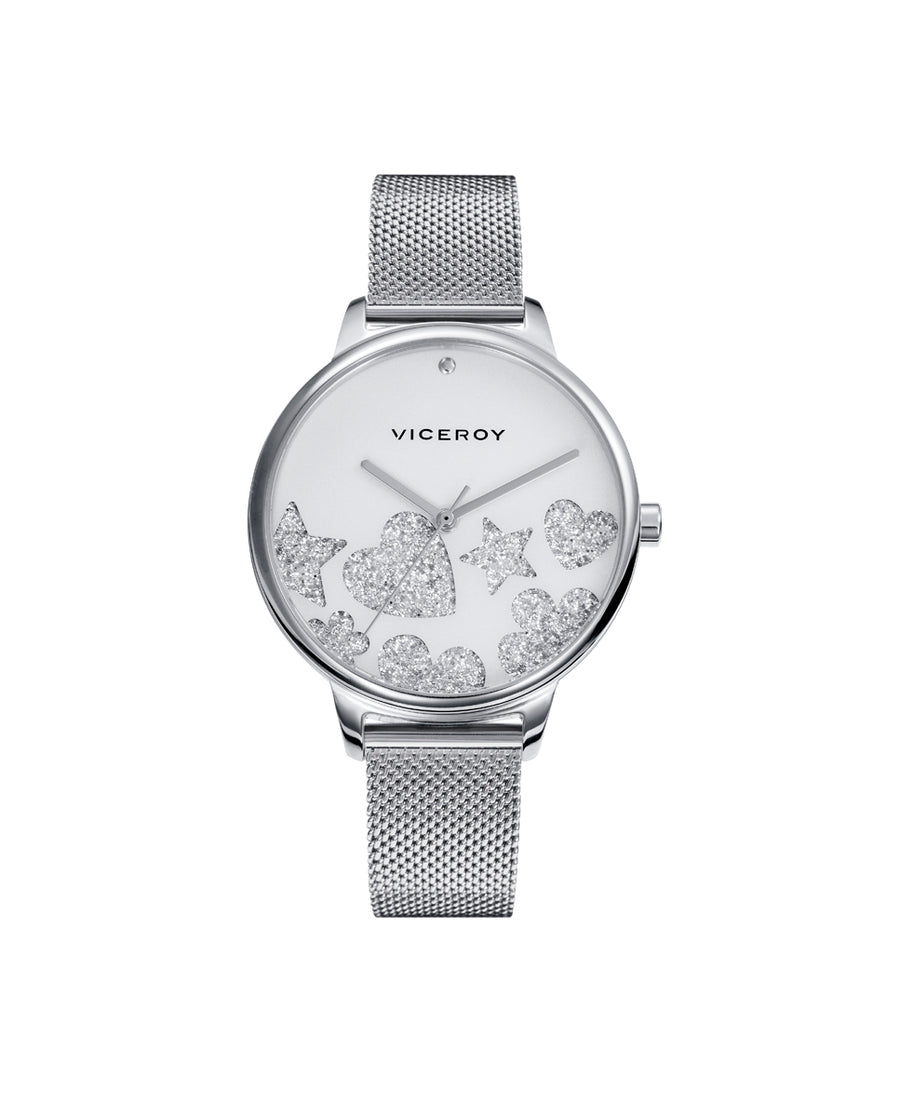 Reloj Acero Brazalete Sra Va