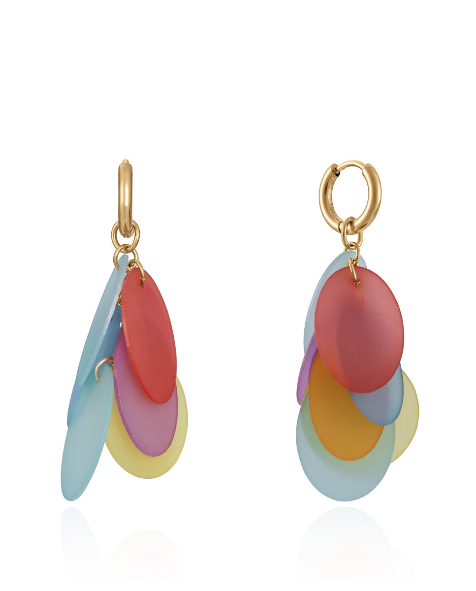 Orecchini Viceroy Elegant 2321E100-30 in Argento Dorato e Zirconi