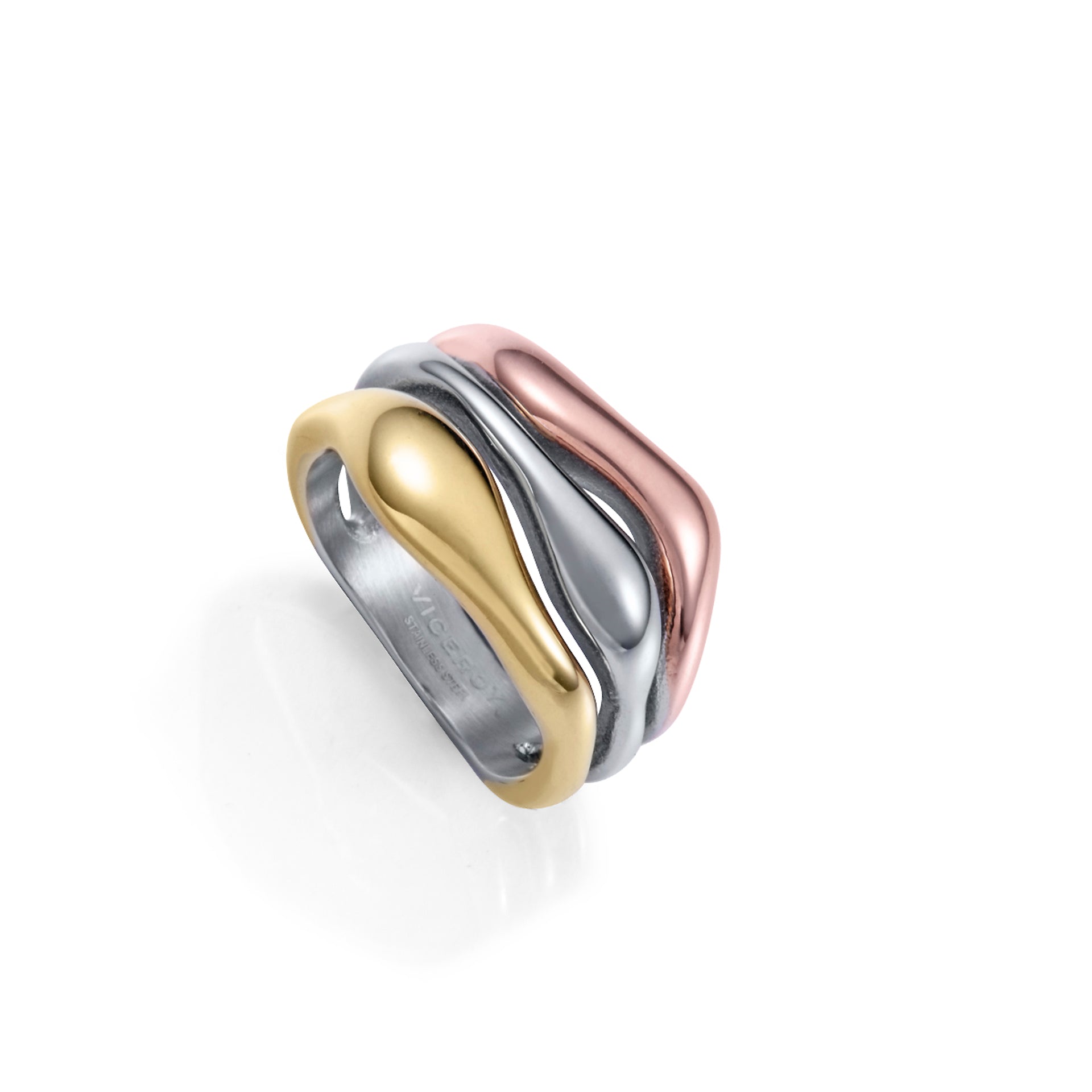 Anillo Viceroy Plata De Primera Ley Con Baño De Oro Y Rodio Con Circonitas 9136a01 Anillo Viceroy Plata De Primera Ley Con Baño De Oro Y Rodio Con Circonitas 9136a01