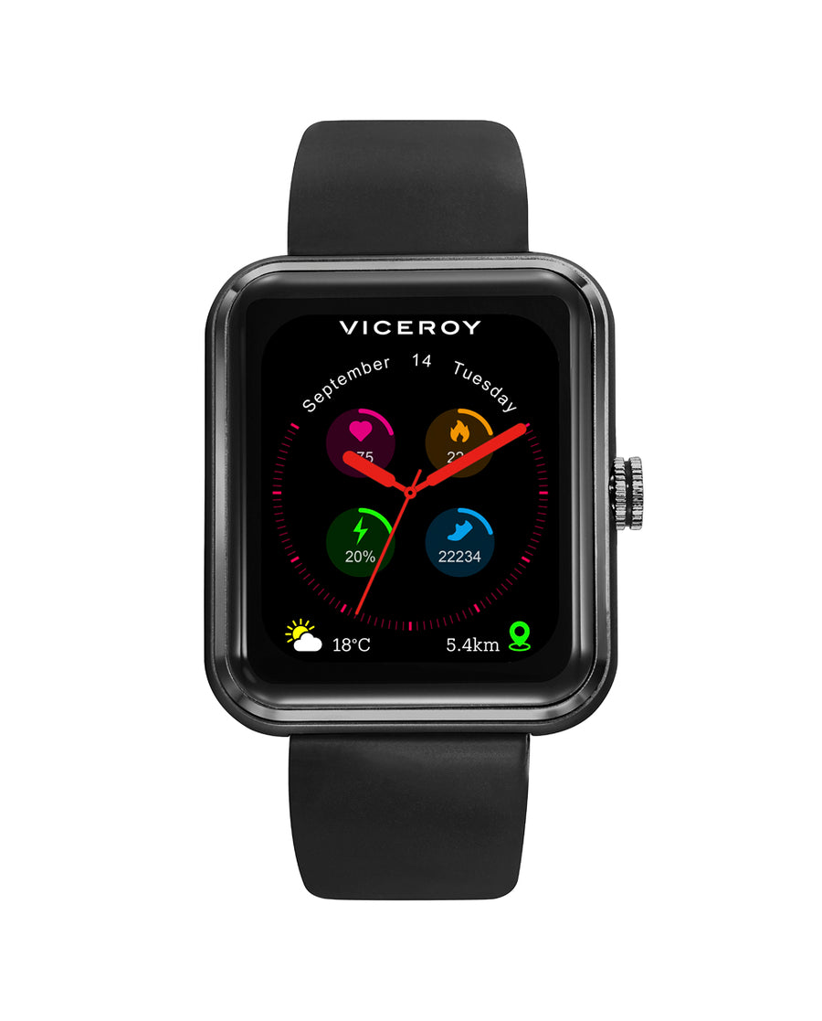 Reloj Smart Aluminio Gris Correa Va