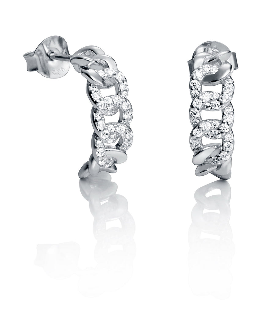 Pendientes Plata Y Circonitas Sra Jewels