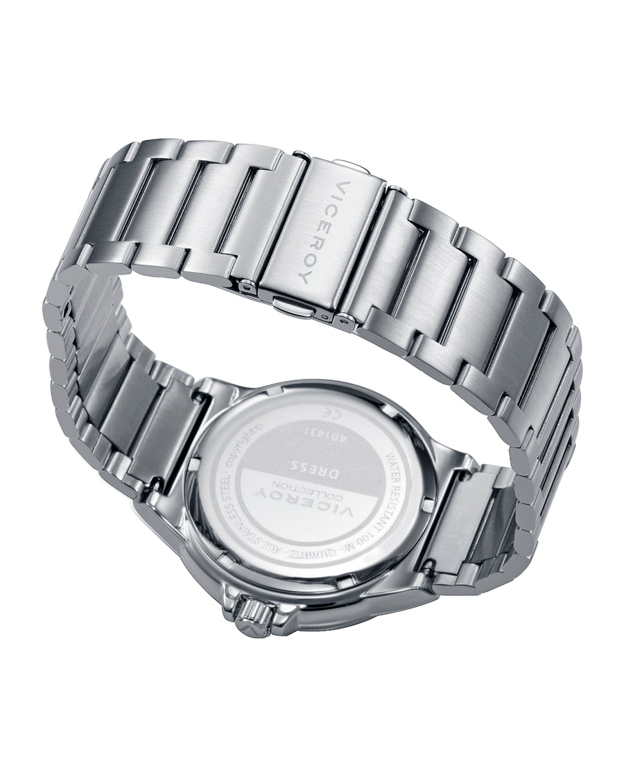 Reloj Acero Brazalete Sr Va