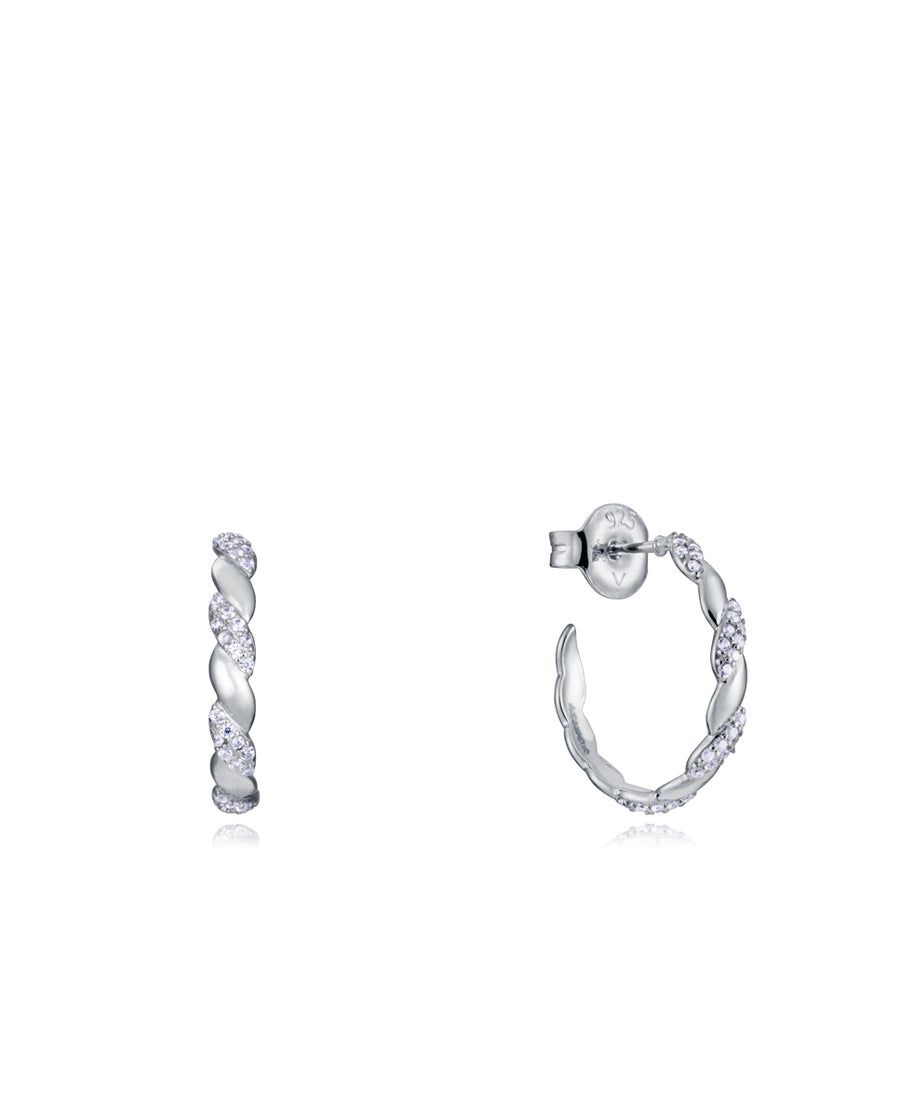 Pend Plata De Ley Baño Rodio Circ Sra Jewels