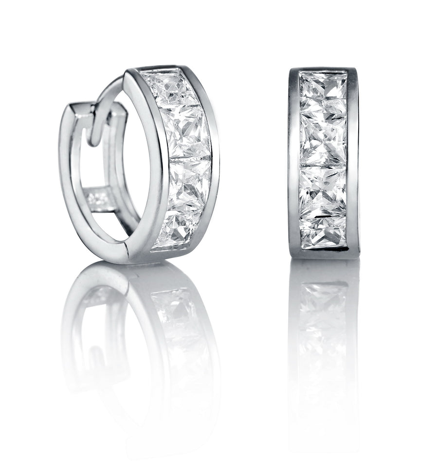 Criollas Plata Y Circonitas 12 Mm Sra Jew Expos