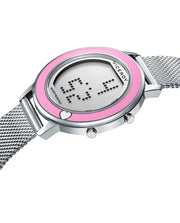 Pack Reloj Digital Acero Brazalete Niña Sweet Va