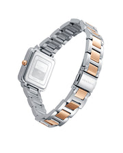 Reloj Acero Ip Rosa Brazalete Sra Va