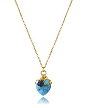 Sterling Silver Necklace With Gold Plating And St