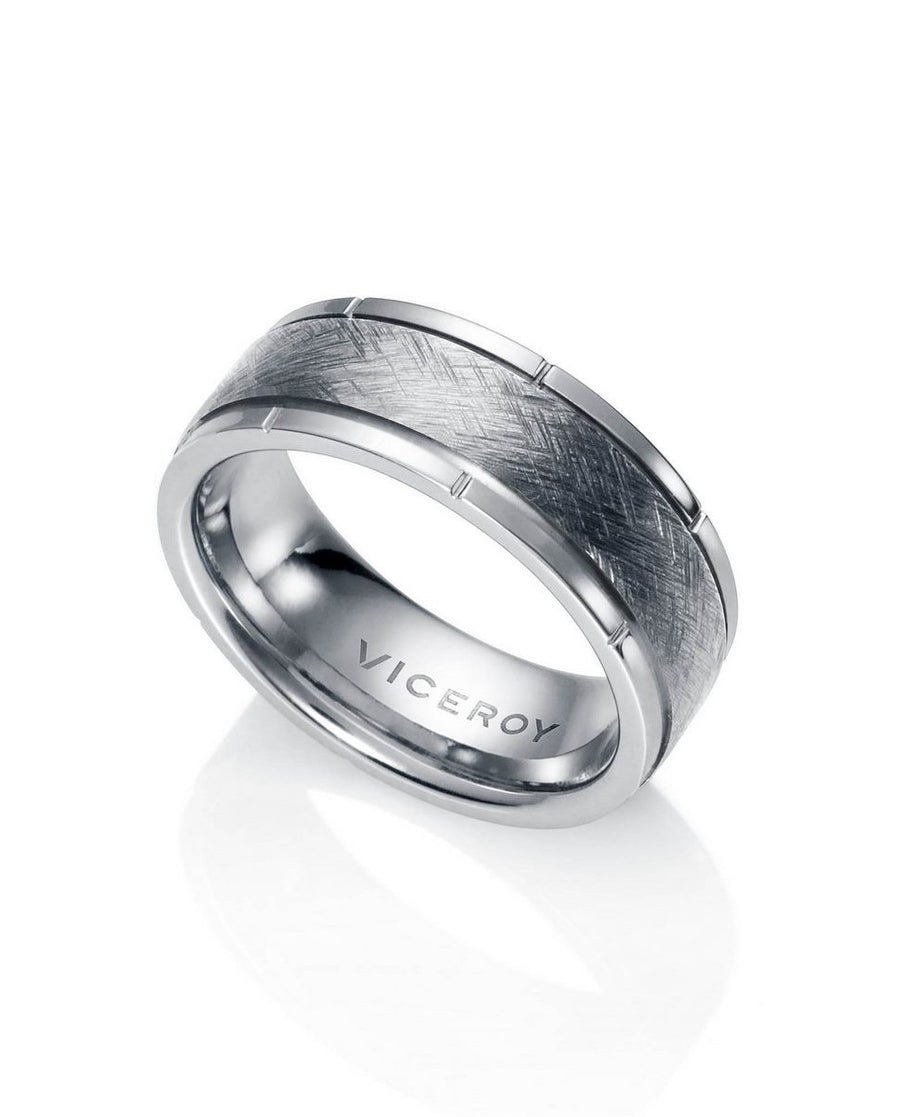 Anillo Acero Bicolor Sr Fashion
