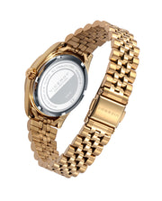 Reloj Acero Brazalete Ip Dorado Sra Va