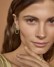 Anillo Plata De Ley Baño Oro Circ Sra Jewels
