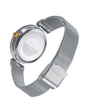 Reloj Acero Ip Dorado Brazalete Sra Va