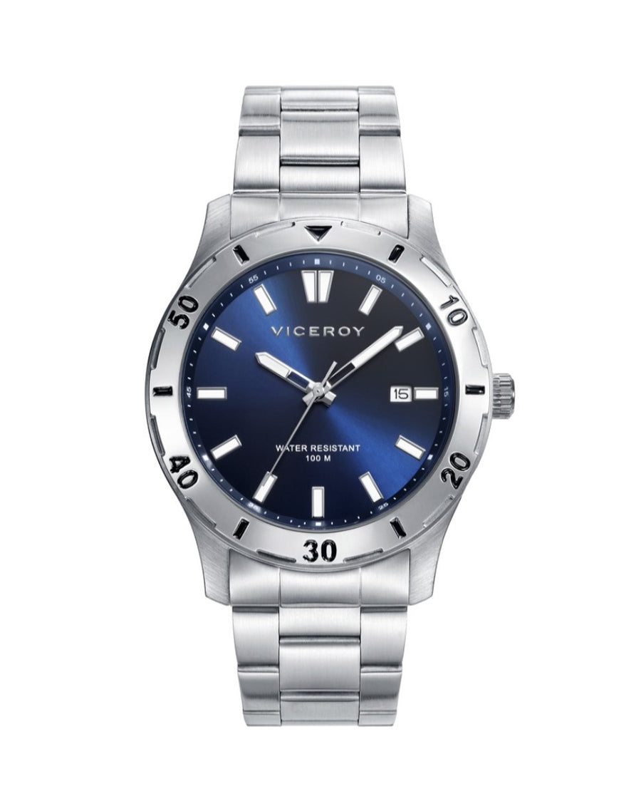 Reloj Acero Brazalete Sr Va