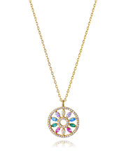 Collar Plata De Ley Baño Oro Circ Sra Jewels
