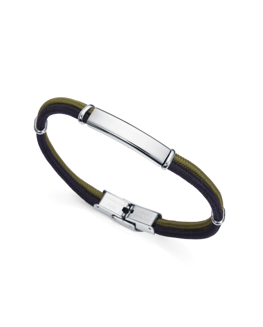 Puls Acero Nylon Negro Y Oliva Sr Fn