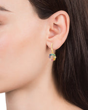 Pnd Sterling Silver Gold Flower Multi Ms Jwls