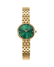 Reloj Acero Ip Dorado Brazalete Sra Va