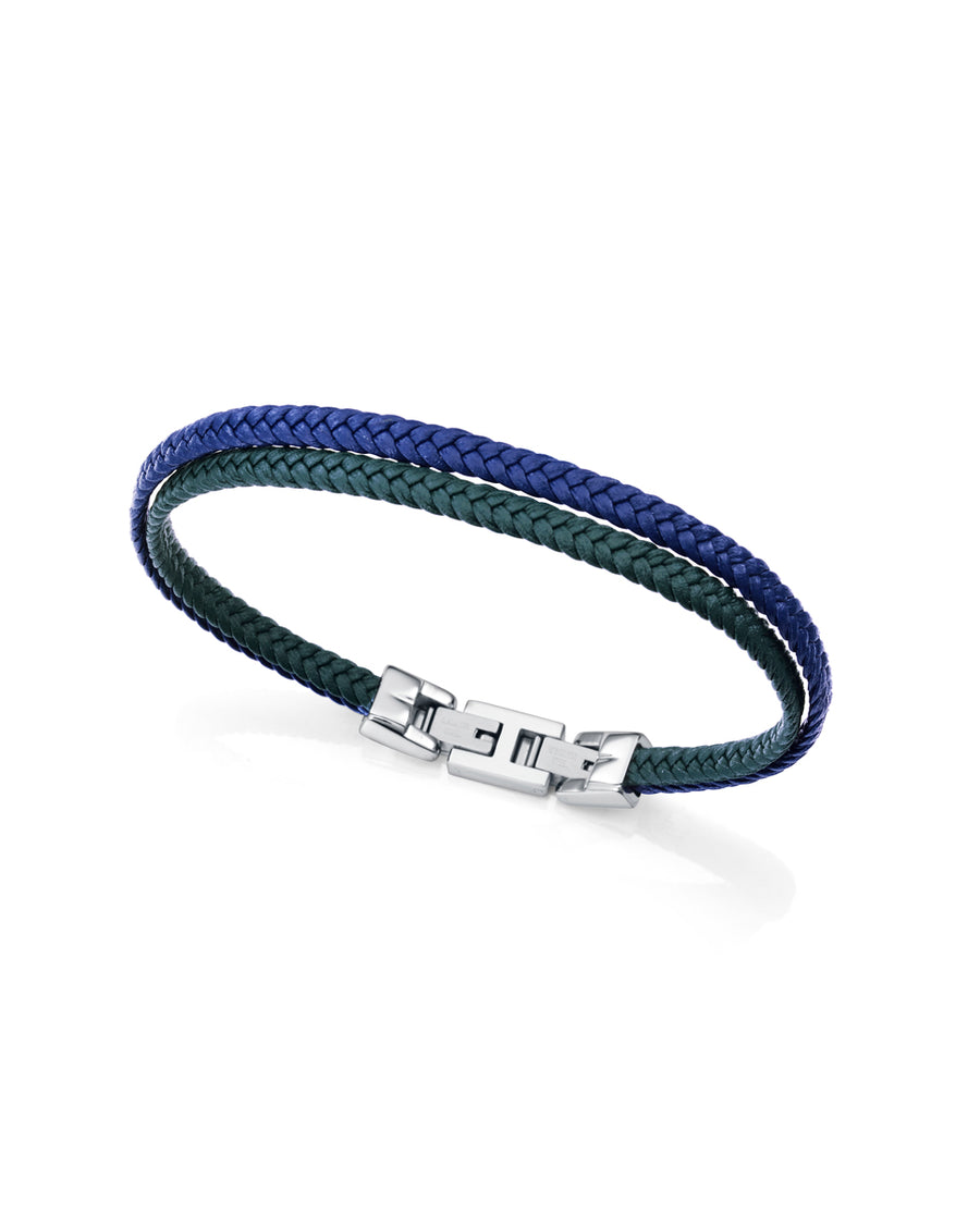 Puls Acero Y Piel Azul Y Verde Sr Fashion