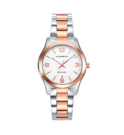 Reloj Acero Ip Rosa Brazalete Sra Va