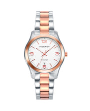 Reloj Acero Ip Rosa Brazalete Sra Va