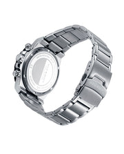 Crono Acero Ip Negro Brazalete Sr Va