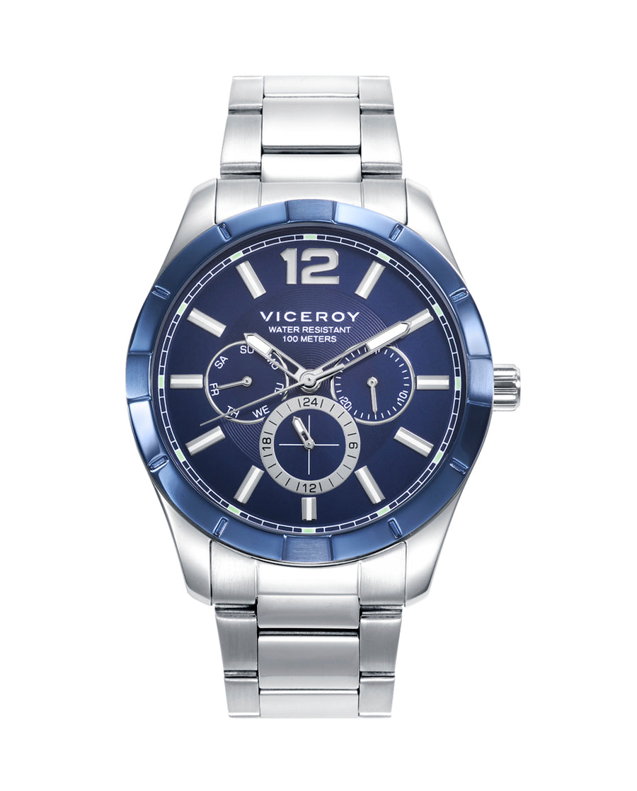 Multi Acero Ip Blue Brazalete Sr Va