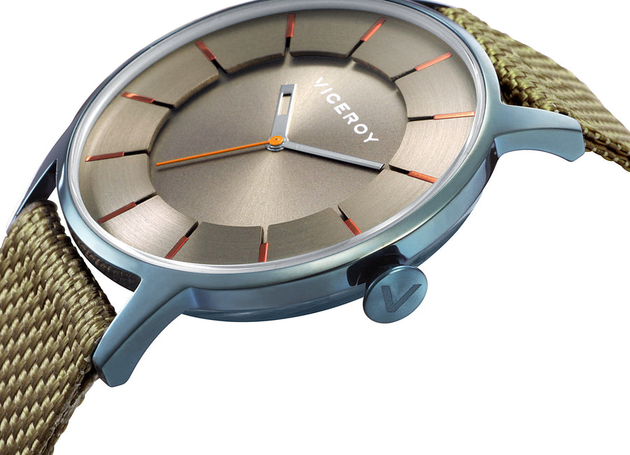 Reloj Acero Ip Azul Correa Sr Colours Va
