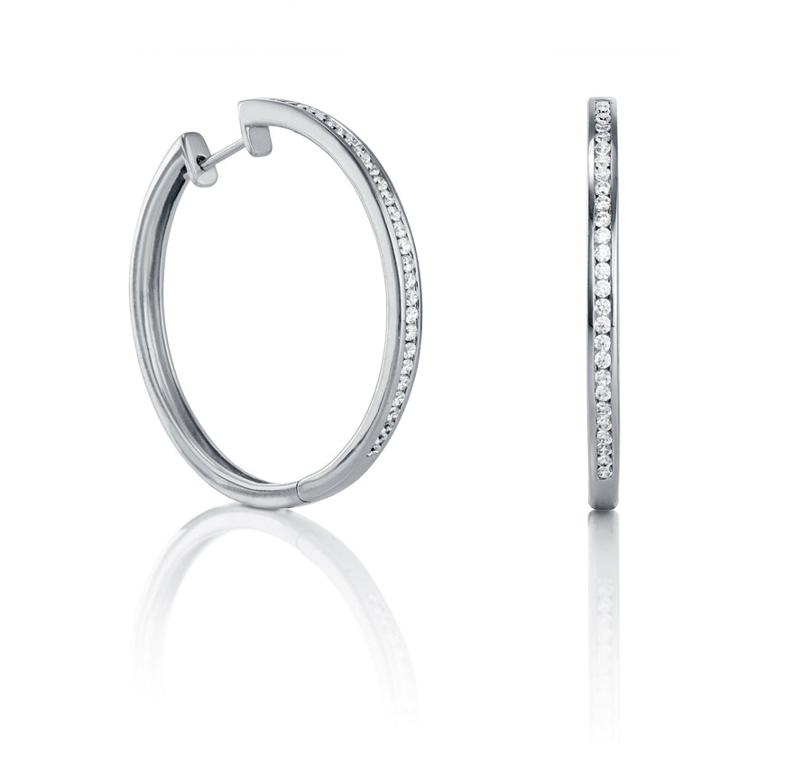 Pendientes Plata De Ley Y Circonitas Jewels