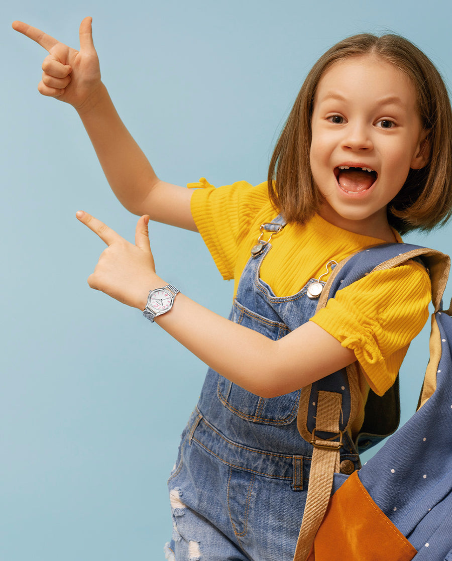 Reloj Acero Brazalete Niña Va