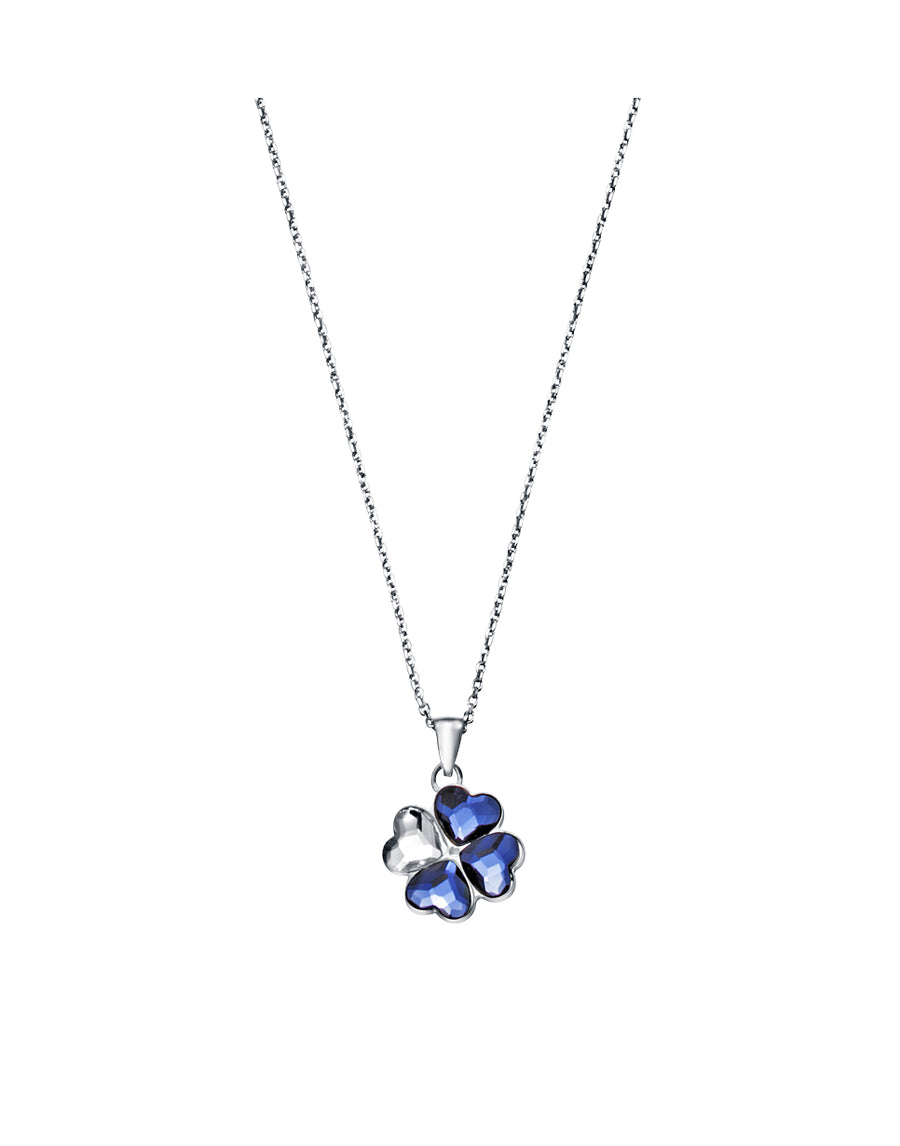 Collar Plata De Ley Con Cristal Swarovski Sra Jewel