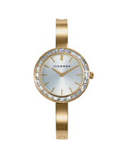 Reloj Acero Ip Dorado Brazalete Sra Va