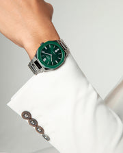 Reloj Acero Y Ceramica Brazalete Sr Va