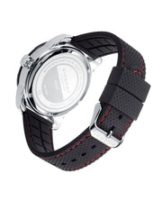 Stainless Steel Watch Ip Black Strap Man Va